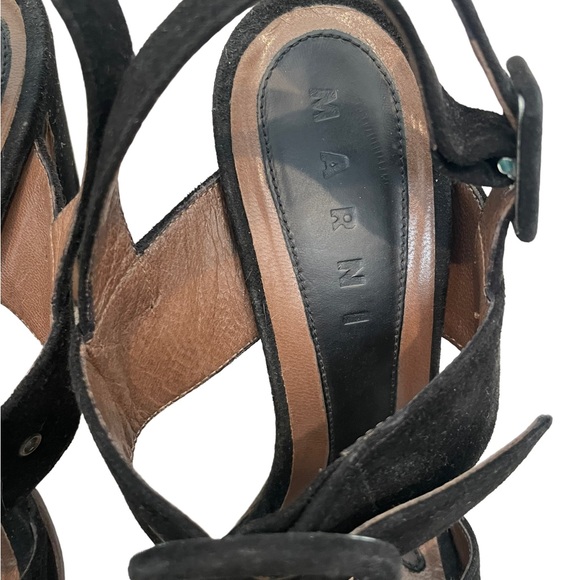 Marni Suede Leather Heels - Picture 7 of 16